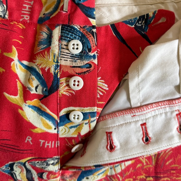 R13 Straight Leg Trouser - Red Fish - Picture 11 of 13